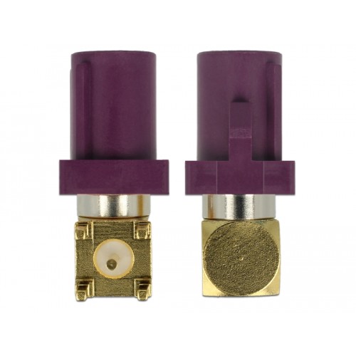 Delock FAKRA D plug 90° PCB