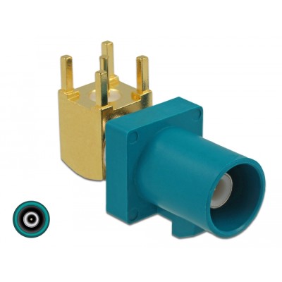 Delock FAKRA Z plug 90° PCB