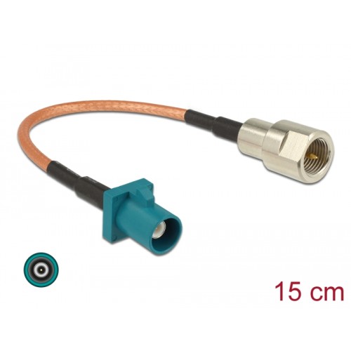 Delock Antenna Cable FAKRA Z plug  FME plug RG-316 15 cm
