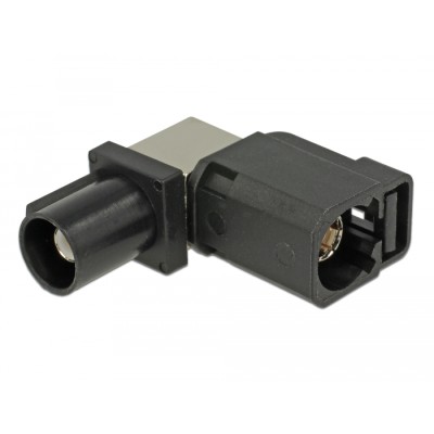 Delock Adapter FAKRA A jack 90° > FAKRA A plug 2