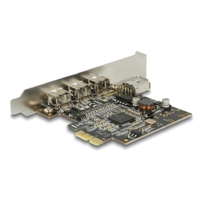 Delock PCI Express Card > 3 x external FireWire B + 1 x internal FireWire A 2