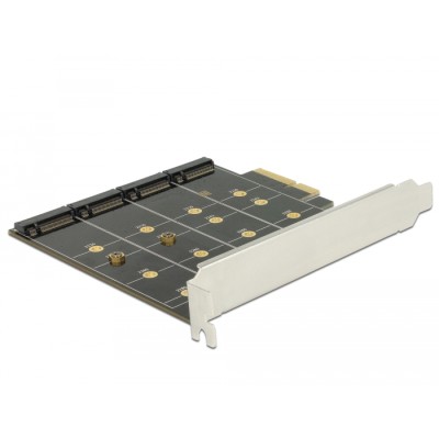 Delock PCI Express Card > 4 x internal M.2 Key B with RAID 2