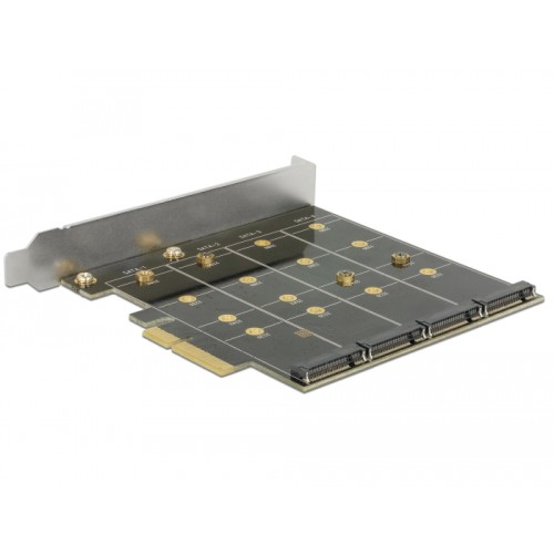 Delock PCI Express Card > 4 x internal M.2 Key B with RAID