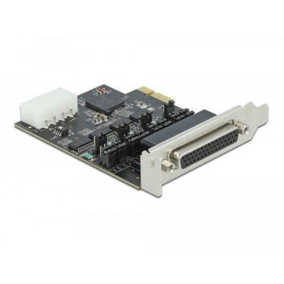 Delock PCI Express x1 Card to 4 x Serial RS-232 with voltage supply 5 V / 12 V 2