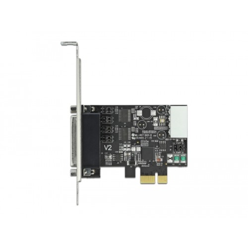 Delock PCI Express Card to 2 x Serial RS-232 with voltage supply 5 V / 12 V
