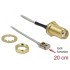 Delock Antenna Cable SMA jack bulkhead to I-PEX Inc., MHF® I LK plug 1.13 20 cm thread length 10 mm