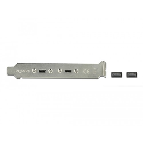 Delock USB 3.1 Gen 2 Slot Bracket with 2 x USB Type-C™ Ports