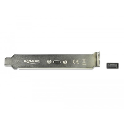 Delock USB 3.1 Gen 2 Slot Bracket with 1 x USB Type-C™ Port 2