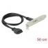 Delock USB 3.1 Gen 1 Slot Bracket with 1 x USB Type-C™ Port