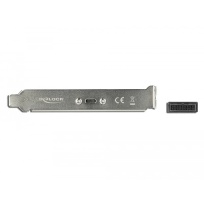 Delock USB 3.1 Gen 1 Slot Bracket with 1 x USB Type-C™ Port 2
