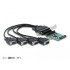 Delock PCI Express Card to 4 x Serial RS-232 with voltage supply