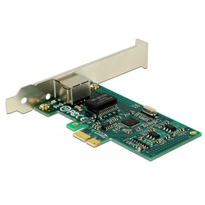 Delock PCI Express x1 Network Card Gigabit LAN 1 x RJ45 i82574 2