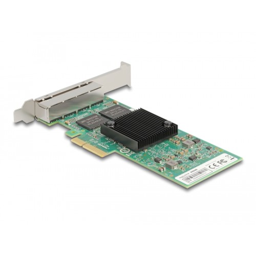 Delock PCI Express x4 Network Card Gigabit LAN 4 x RJ45 i350