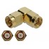Delock Adapter SMA plug to SMA plug 90° 10 GHz