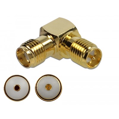 Delock Adapter SMA jack to RP-SMA jack 90° 10 GHz