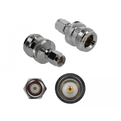 Delock Adapter N jack to SMA plug 10 GHz
