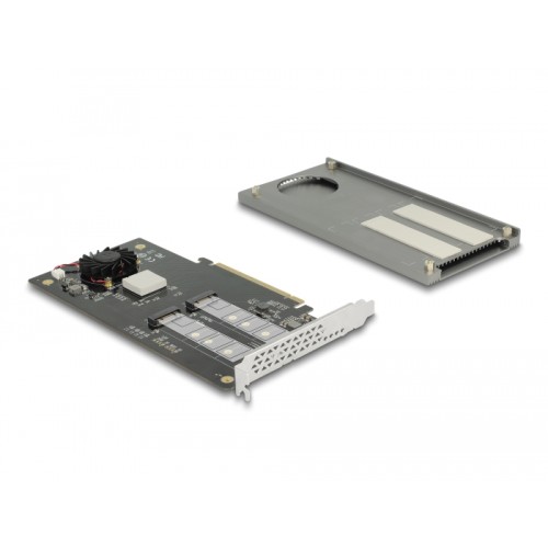 Delock PCI Express x16 Card to 2 x internal NVMe M.2 Key M