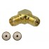 Delock Adapter SMA jack to SMA jack 90° 3 GHz