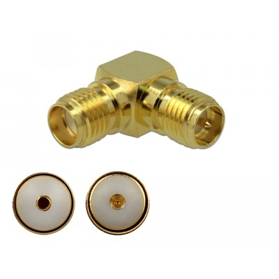 Delock Adapter SMA jack to RP-SMA jack 90° 3 GHz