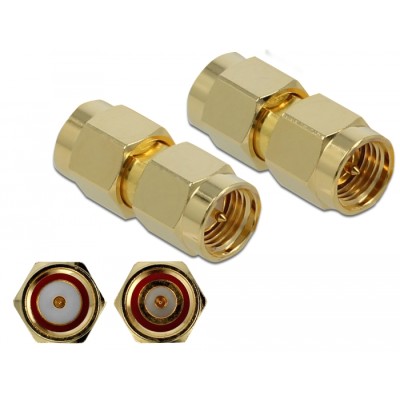 Delock Adapter SMA plug to SMA plug 10 GHz