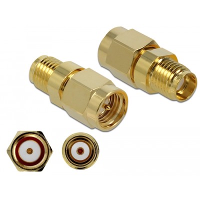 Delock Adapter SMA plug to SMA jack 10 GHz