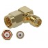 Delock Adapter SMA plug to SMA jack 90° 10 GHz