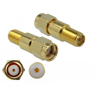 Delock Adapter RP-SMA plug to RP-SMA jack 3 GHz