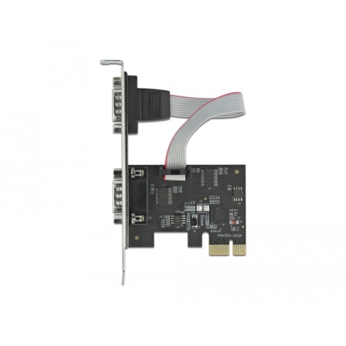Delock PCI Express x1 Card to 2 x Serial RS-232