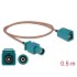Delock Antenna Cable FAKRA Z plug > FAKRA Z jack RG-316 0.5 m