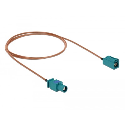 Delock Antenna Cable FAKRA Z plug  FAKRA Z jack RG-316 0.5 m 2