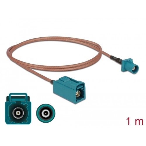 Delock Antenna Cable FAKRA Z plug > FAKRA Z jack RG-316 1 m