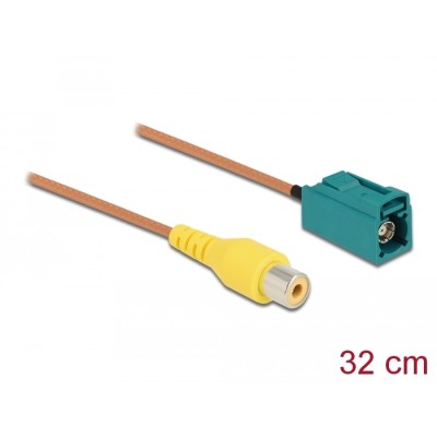 Delock Cable FAKRA Z jack - RCA jack RG-179 32 cm