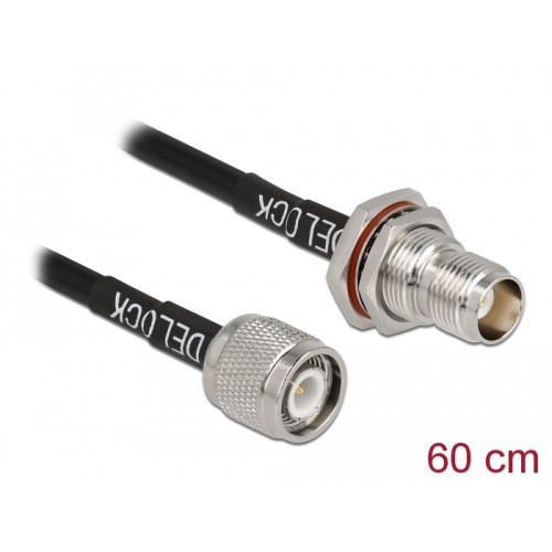Delock Antenna Cable TNC plug to TNC jack RG-58 60 cm