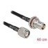 Delock Antenna Cable TNC plug to TNC jack RG-58 60 cm
