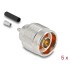 Delock N plug for crimping RG-174 / RG-316 with matching shrink tube - 5 pieces