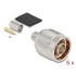 Delock N plug for crimping LMR 300 with matching shrink tube - 5 pieces
