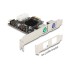 Delock PCI Express x1 Card to 2 x PS/2 and USB Pin Header - Low Profile Form Factor