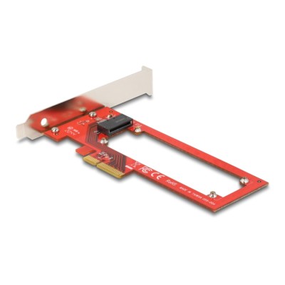 Delock PCI Express x4 Card to 1 x EDSFF E1.S Slot - Low Profile Form Factor 2