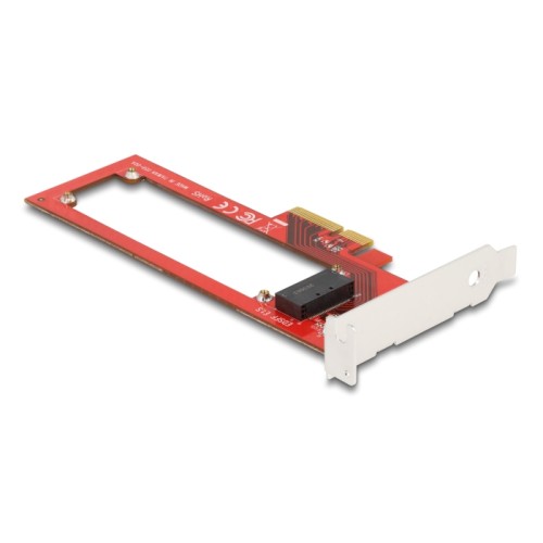 Delock PCI Express x4 Card to 1 x EDSFF E1.S Slot - Low Profile Form Factor