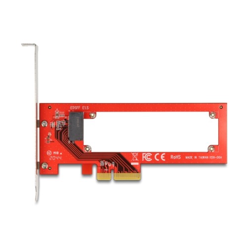Delock PCI Express x4 Card to 1 x EDSFF E1.S Slot - Low Profile Form Factor