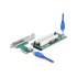 Delock Riser Card PCI Express x1 to 2 x PCI 32 Bit Slot with 60 cm cable