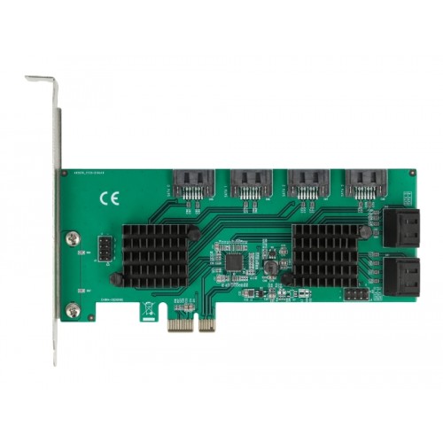 Delock 8 port SATA PCI Express x1 Card - Low Profile Form Factor