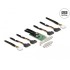 Delock PCI Express 4.0 x16 Card to 4 x SFF-8639 NVMe - Bifurcation - Low Profile Form Factor