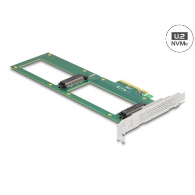 PCI Express 4.0 x8 Card to 2 x internal U.2 NVMe SFF-8639 - Bifurcation