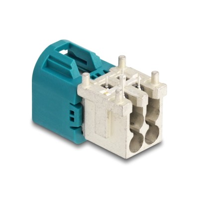 Delock Mini FAKRA Z Plug quad down angled A-Type PCB 2