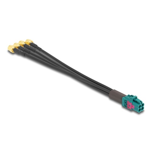 Delock Cable Mini FAKRA Z jack quad to 4 x SMA plug A-Type Premium