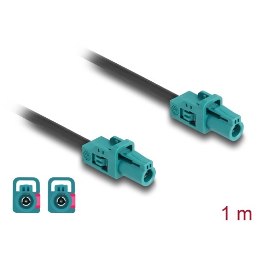 Delock Cable Mini FAKRA Z jack single to Mini FAKRA Z jack single A-Type