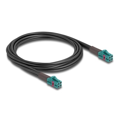 Delock Cable Mini FAKRA Z jack quad to Mini FAKRA Z jack quad B-Type 2