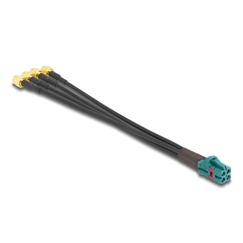 Delock Cable Mini FAKRA Z jack quad to 4 x SMA plug B-Type Premium
