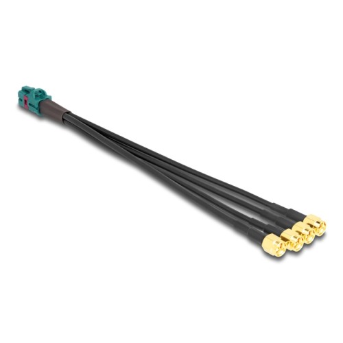Delock Cable Mini FAKRA Z jack quad to 4 x SMA plug B-Type Premium